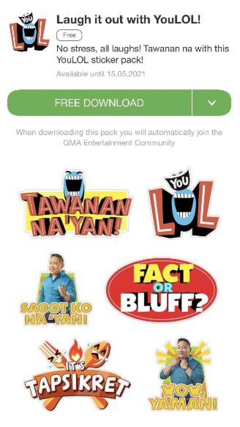 Conversation on viber will be a lot more colorful with the official YouLOL viber stickers