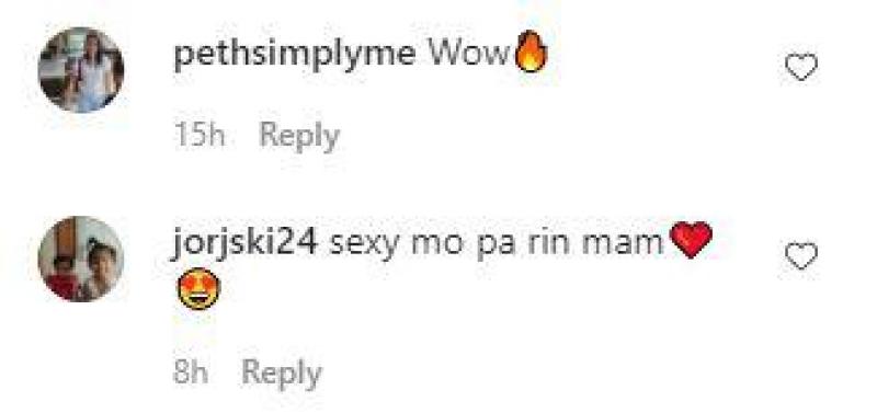 Netizens comment on Maritoni Fernandez s post