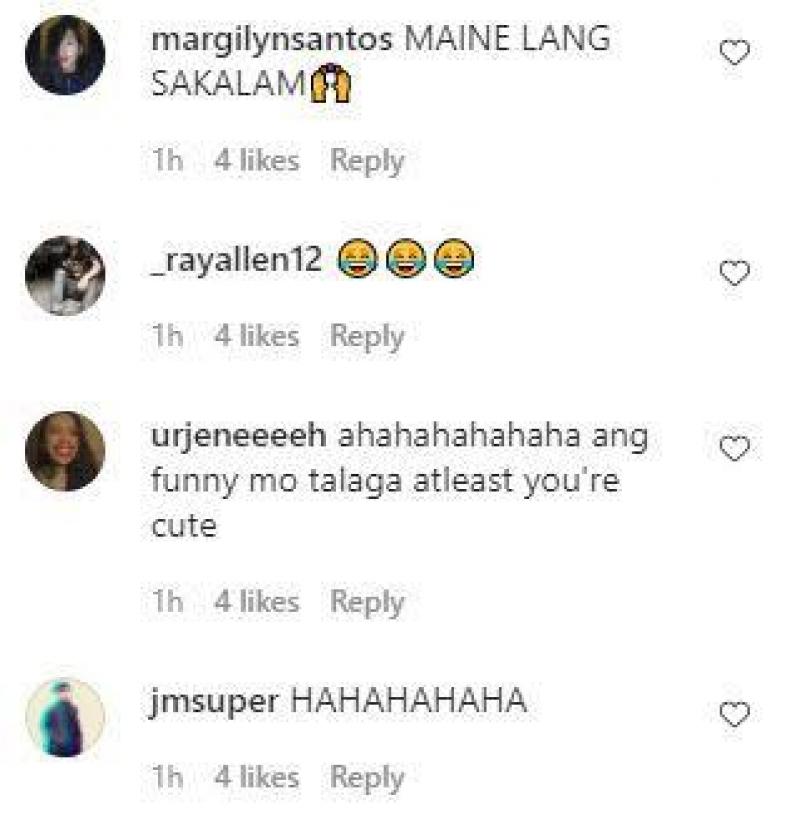 Celebrities netizens reacting to Maine Mendoza s post