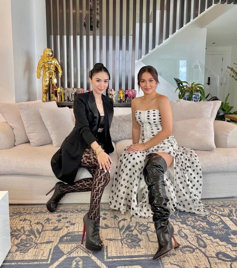 Heart Evangelista and Maja Salvador