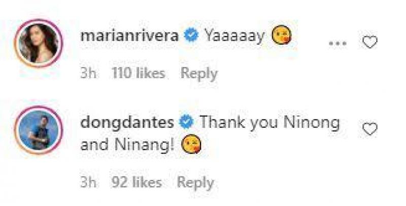 Marian Rivera and Dingdong Dantes s comments