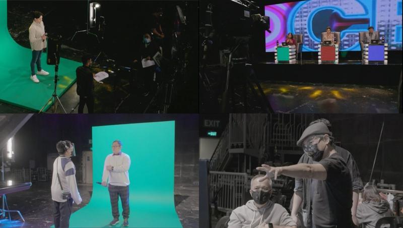 Behind the scenes ng virtual set ng Centerstage