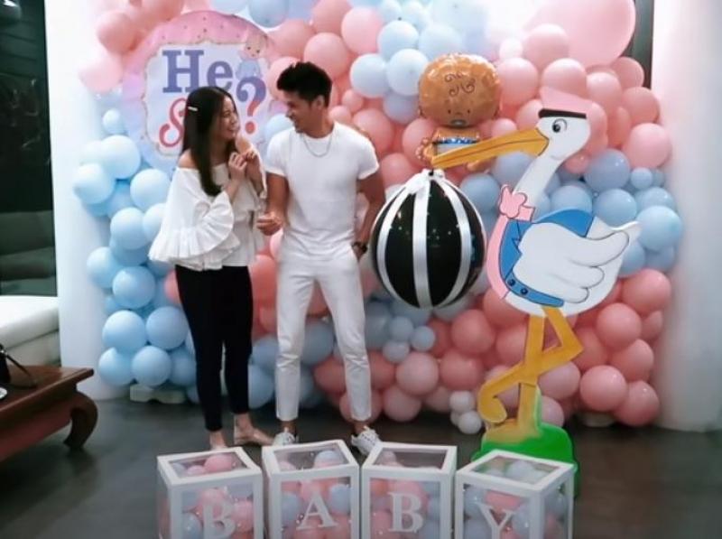 Sophie Albert and Vin Abrenica s gender reveal