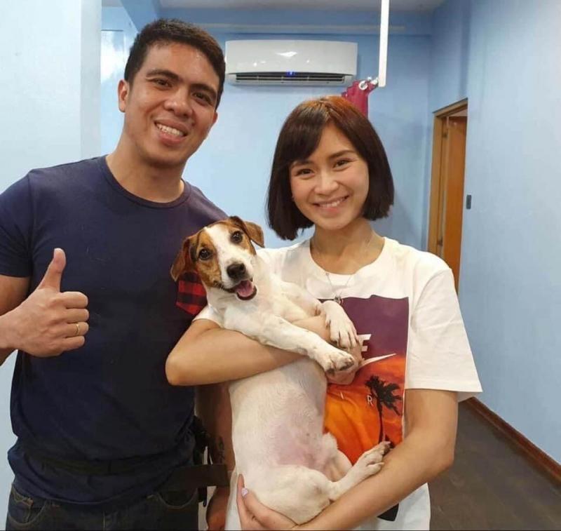 tristan huertas with milo and sarah geronimo