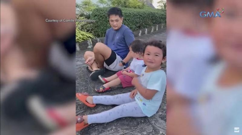 vj yambao with Nolan and nala