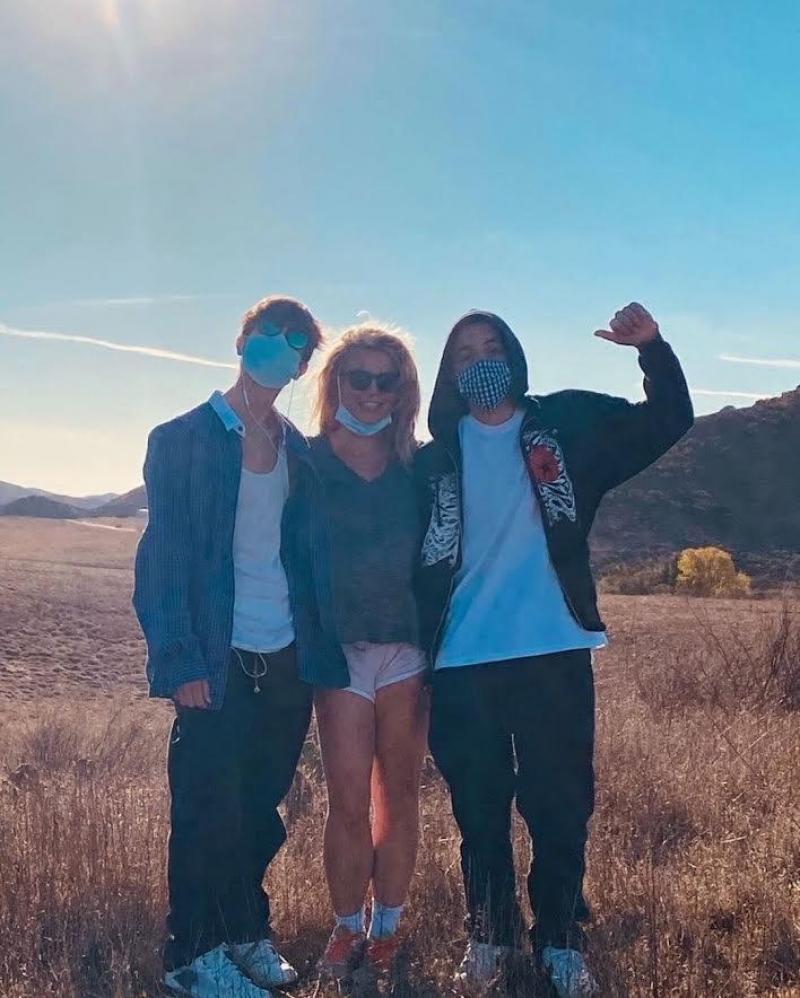 Britney spears with sons