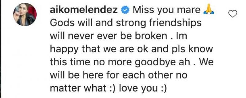 Aiko Melendez at Maricar de Mesa