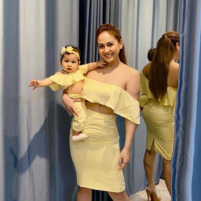 Regine Tolentino and baby Rosie Rignee