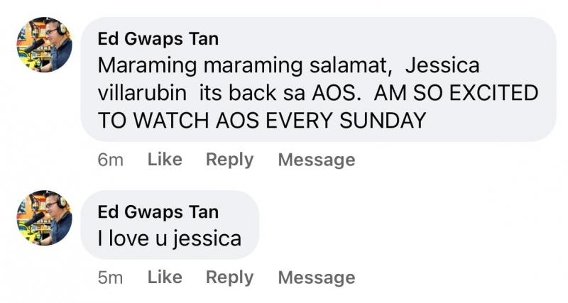 Netizens message for Jessica Villarubin