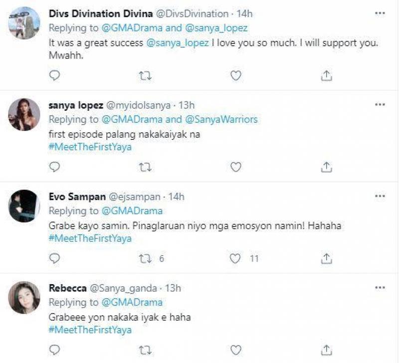 Twitter comments about First Yaya