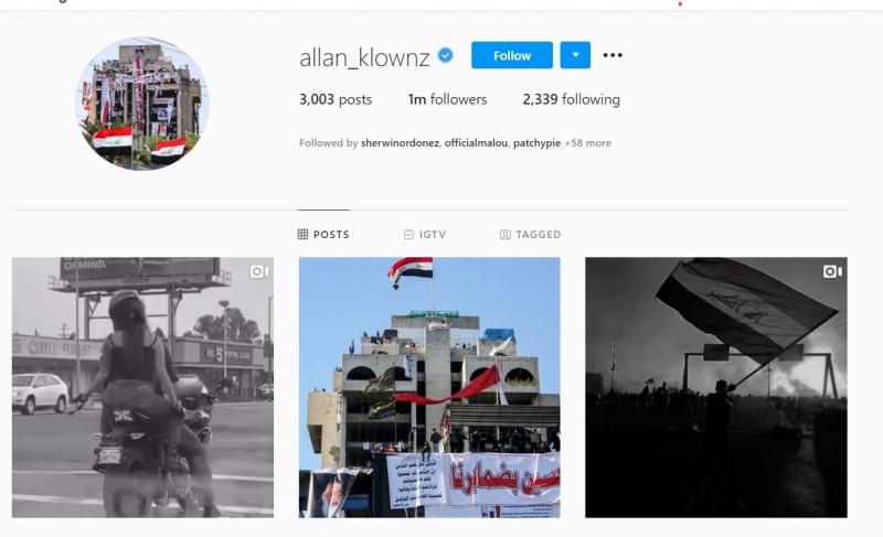 Allan K s Instagram page is hacked