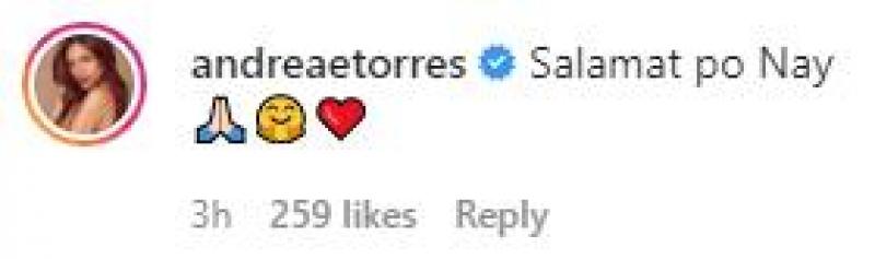 Lolit Solis Instagram comment