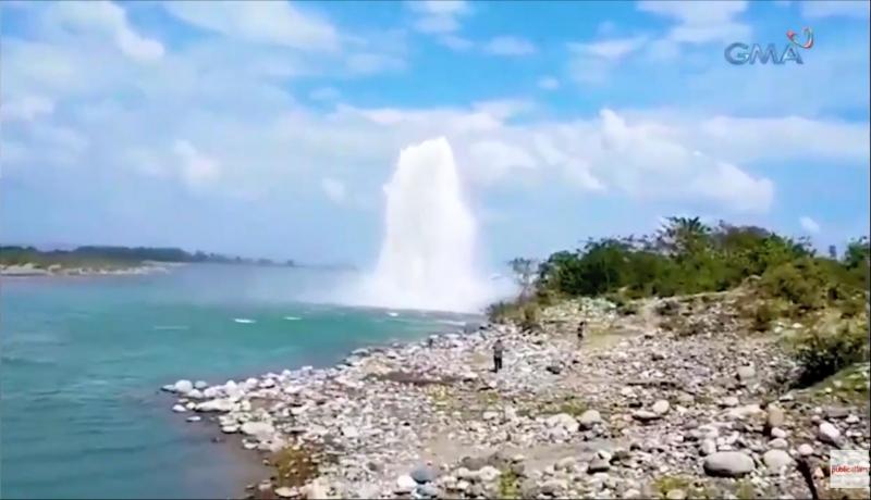 Pagbulwak tubig sa Chico River sa Tabuk City Kalinga