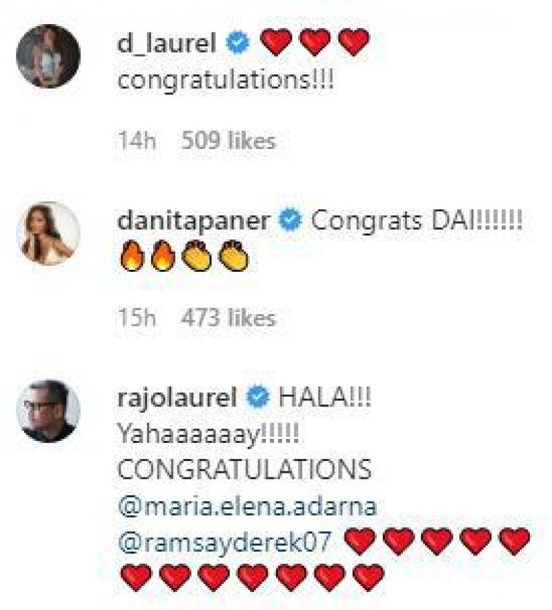 Ellen Adarna and Derek Ramsay s Instagram comments