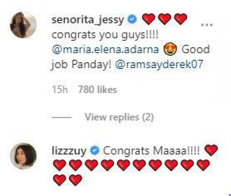 Ellen Adarna and Derek Ramsay s Instagram comments