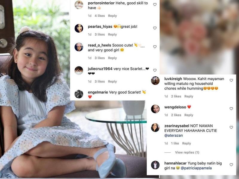 Netizens praised Scarlet for unlocking her new skill