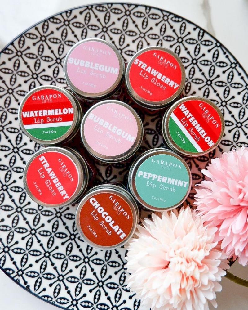 Lip scrub garapon gifts