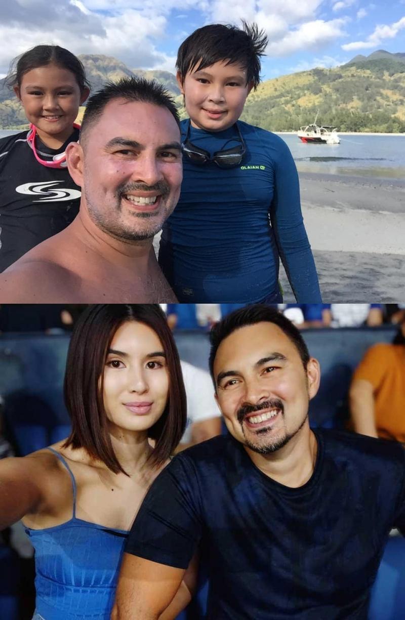 Hans Montenegro and kids