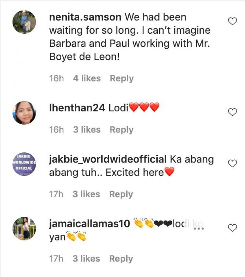 Fans express excitement over Barbie Forteza Paul Salas and Christopher de Leon s team up