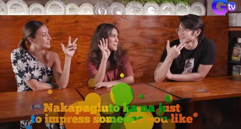 Solenn Heussaff Rain Matienzo and Gil Cuerva in Taste Buddies