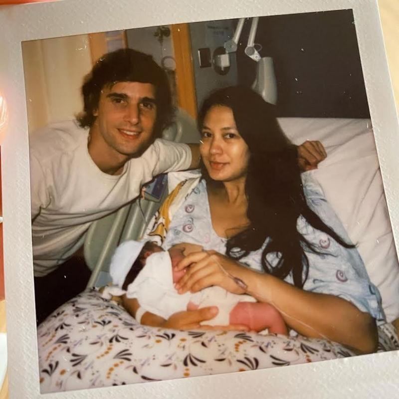Isabelle Daza Adrien Semblat baby