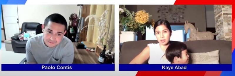 Paolo Contis and Kaye Abad in Just In