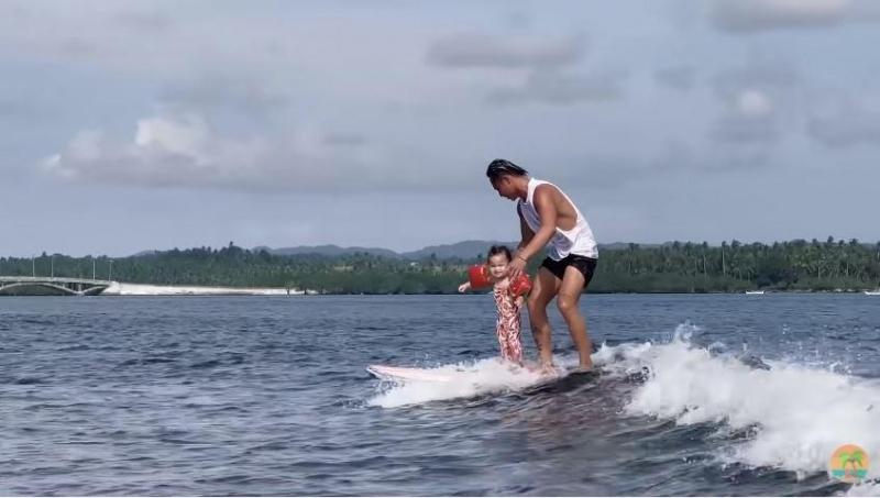 Philmar Alipayo and baby Lilo