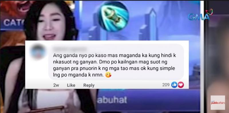 Pambabatikos sa ilang female game streamers