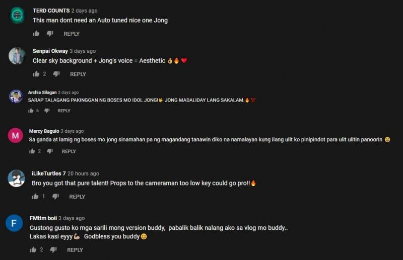 Netizens comment on Jong Madaliday Justin Bieber song covers