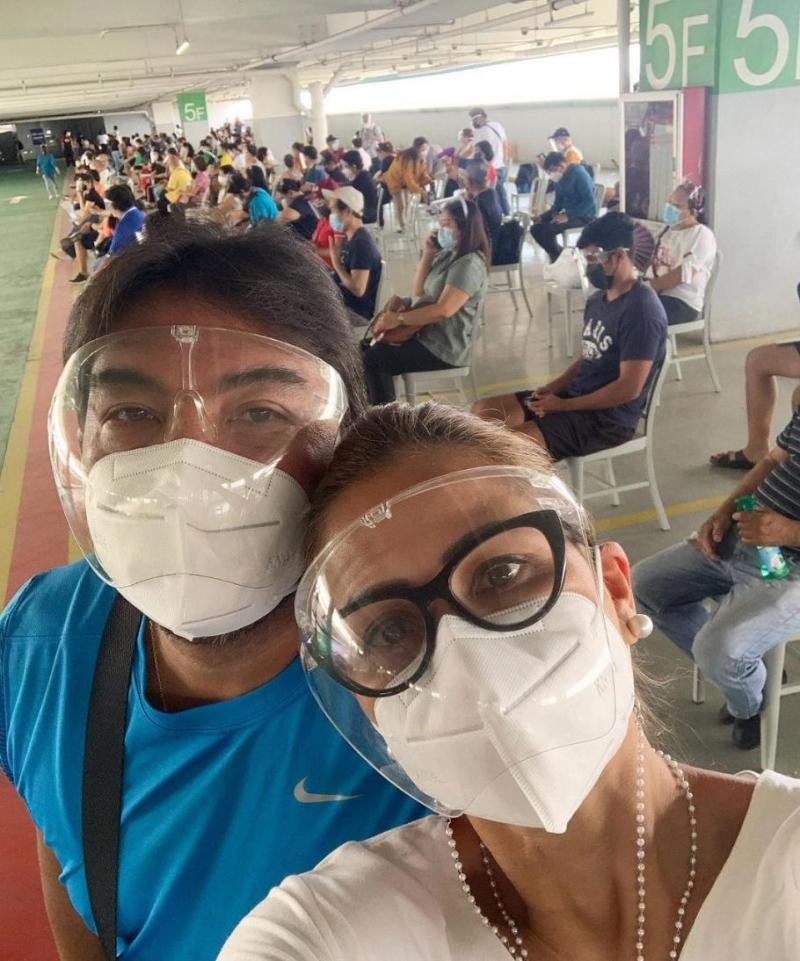 Maritoni Fernandez and Mon Dayrit COVID 19 vaccine