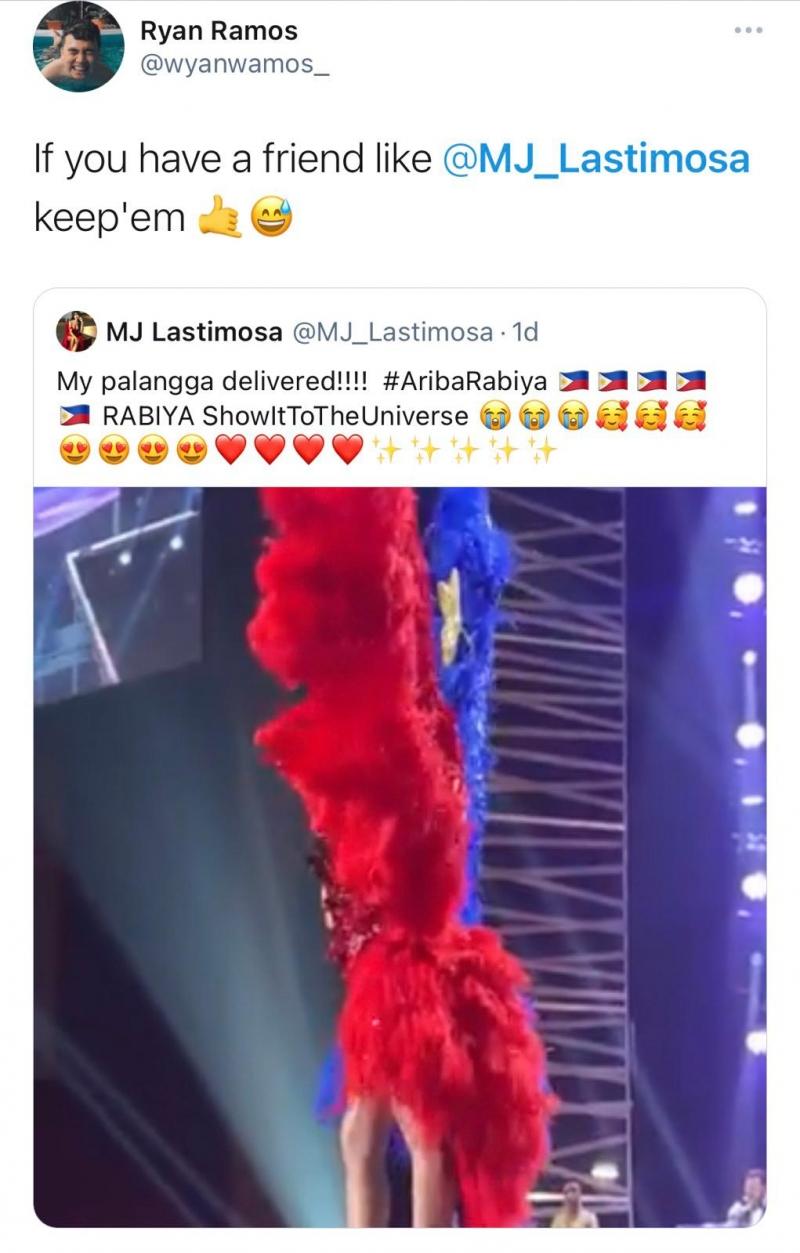 Netizens pinuri si MJ Lastimosa sa kanyang todong suporta kay Rabiya Mateo