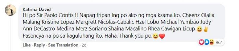 Birthday celebrant thanks Paolo Contis for his gift