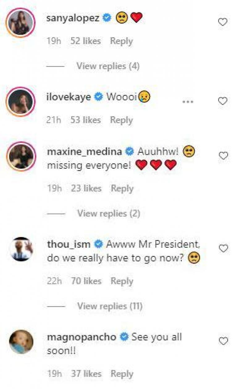 Comments on Gabby Concepcions IG post