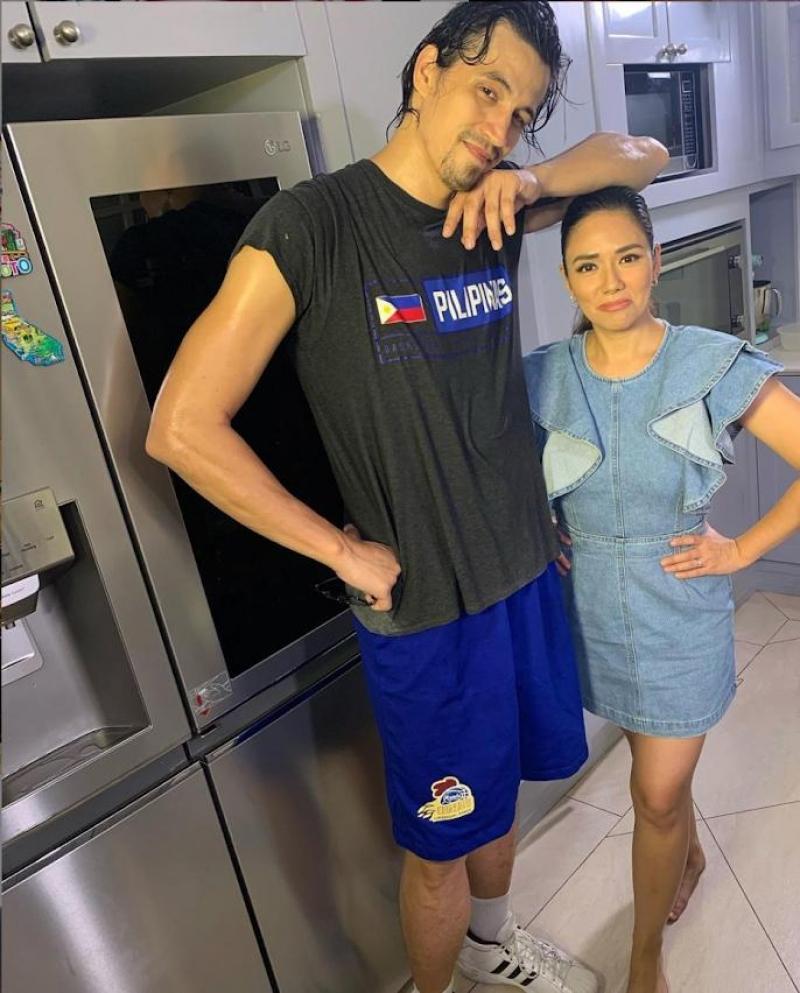 Marc Pingris at Danica Sotto Pingris