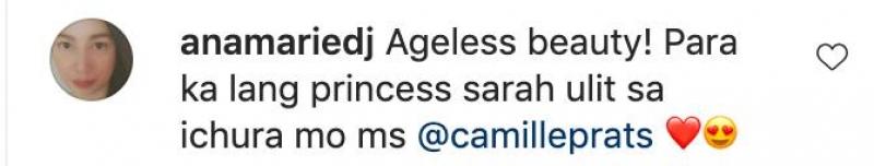 Camille Prats new look relives netizens memory of her iconic role Sarah in 1995 Filipino family drama film Sarah Ang Munting Prinsesa