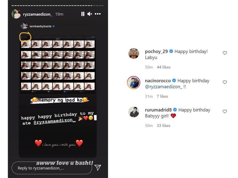 Celebrities greet Ryzza Mae Dizon on her birthday
