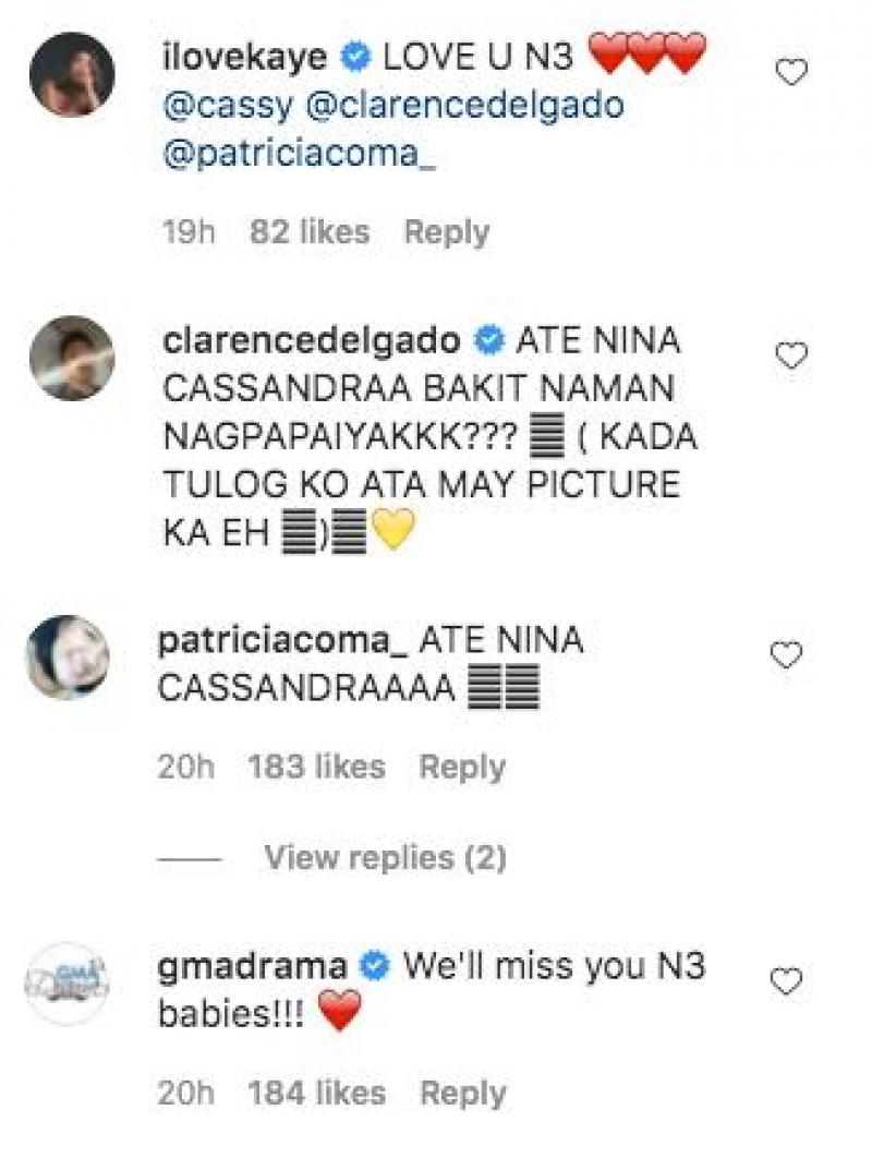 Cassy Legaspi Patricia Coma Clarence Delgado