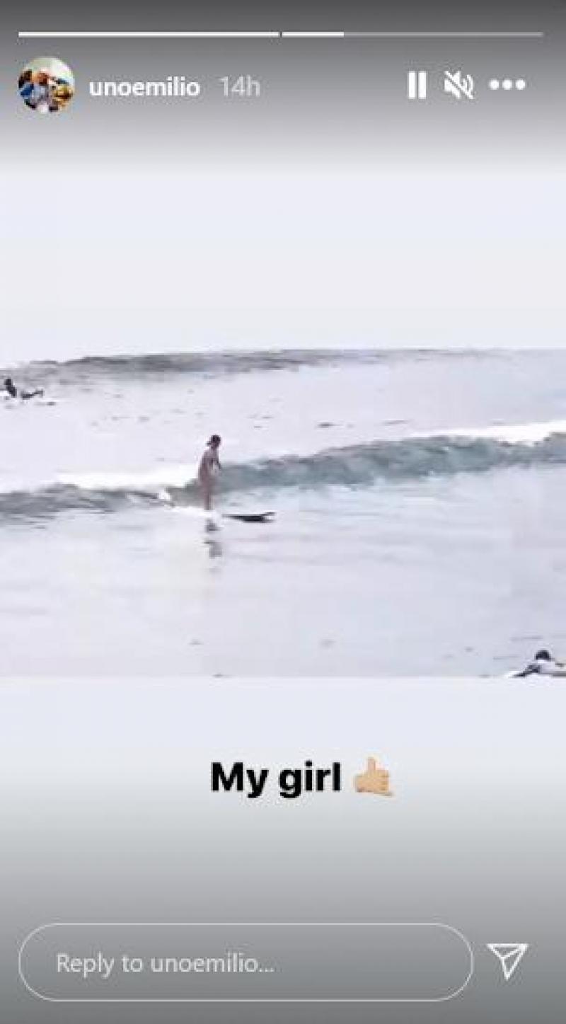 Andi Eigenmann and Jake Ejercito comment on Ellie surfing