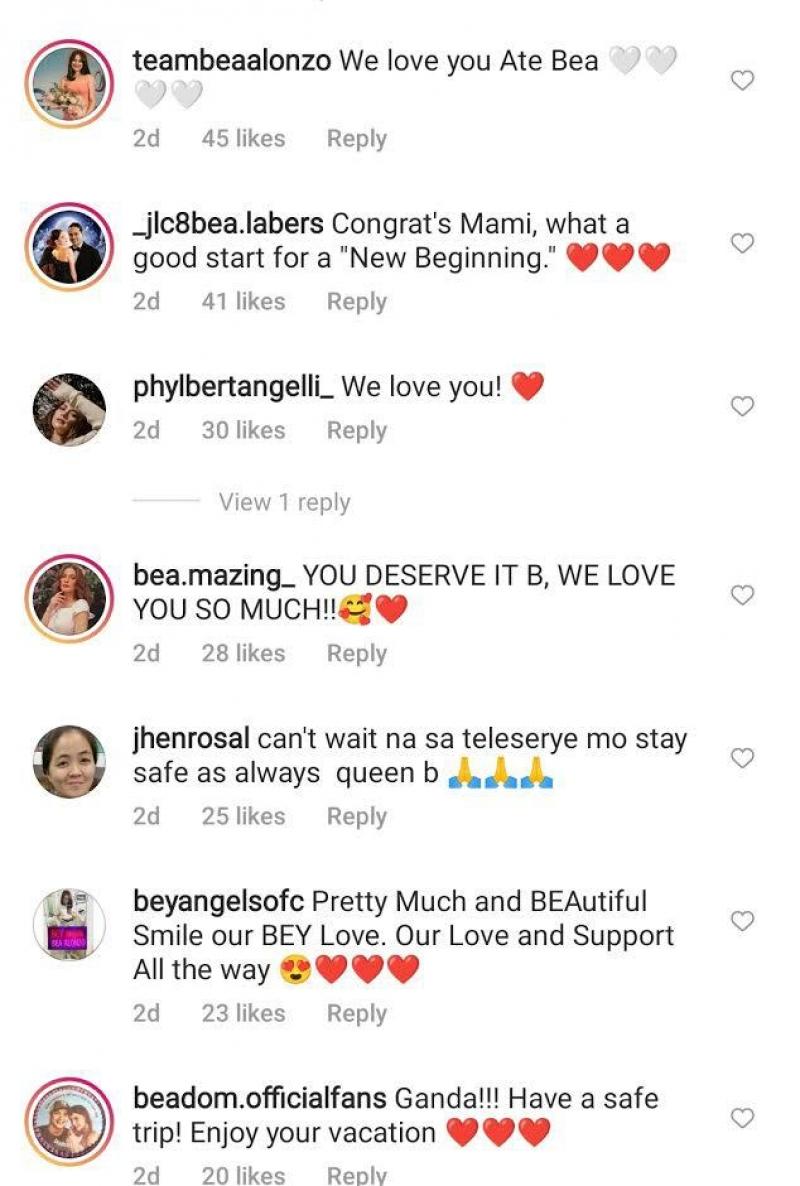 Bea Alonzo Comments