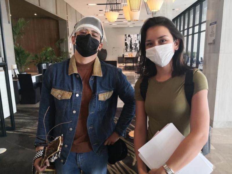 Kelvin Miranda and Beauty Gonzalez