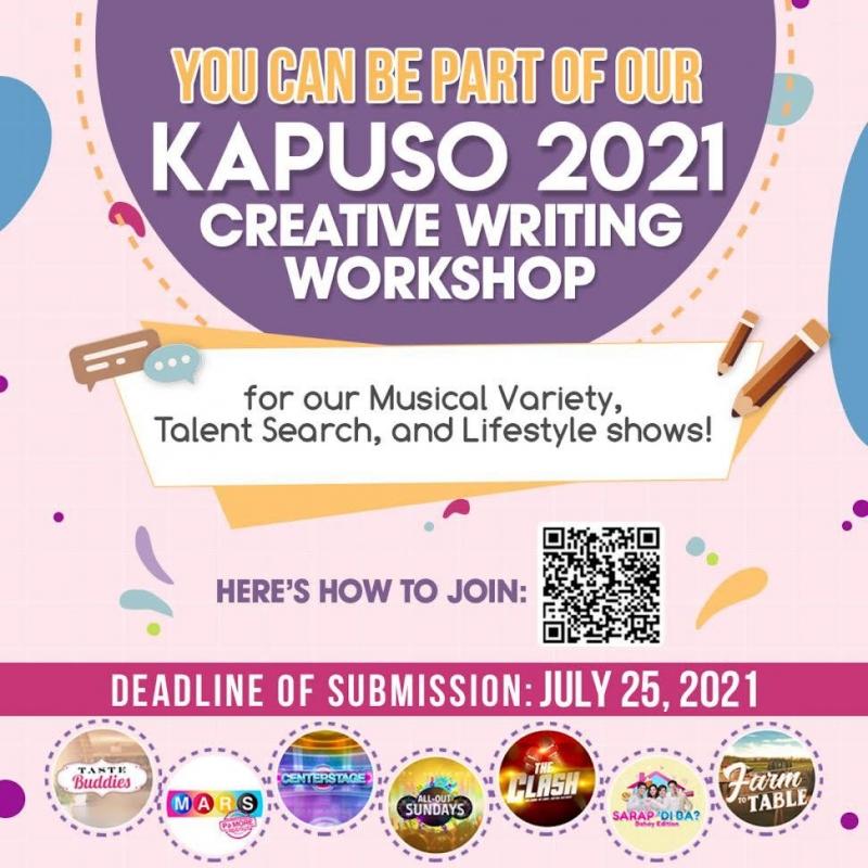 Kapuso 2021 creative writing workshop