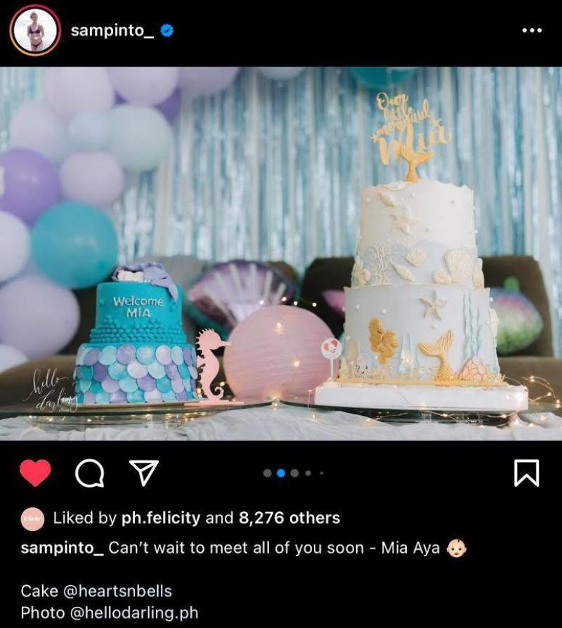 Instagram post of Sam Pinto