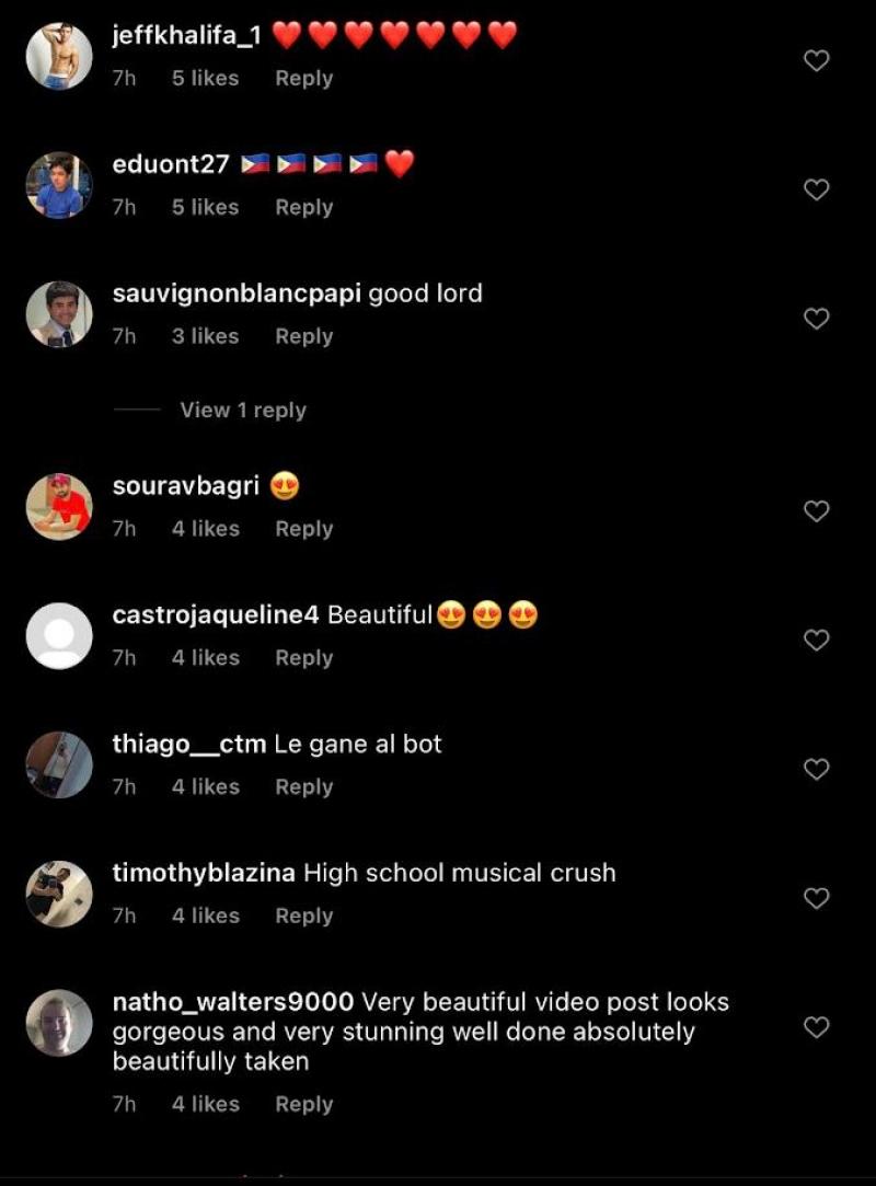 Comments on Vanessa Hudgens post