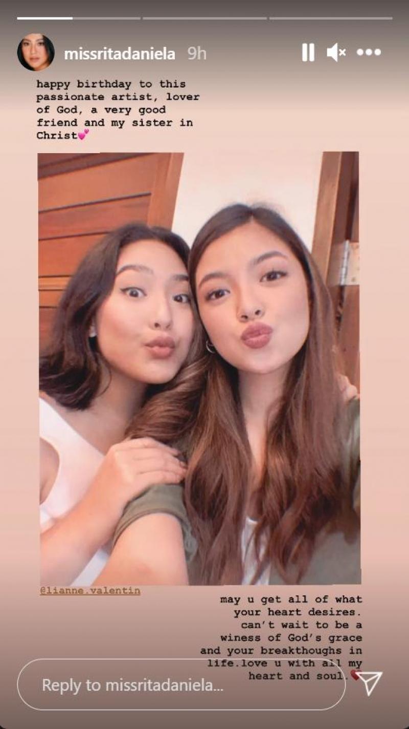 rita daniela birthday message for lianne valentin