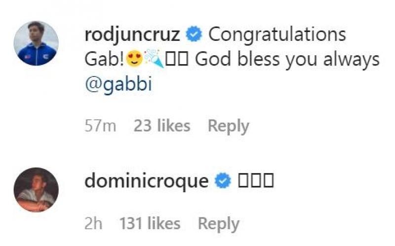 Rodjun Cruz Dominic Roque and Thia Thomalla s message for Gabbi Garcia