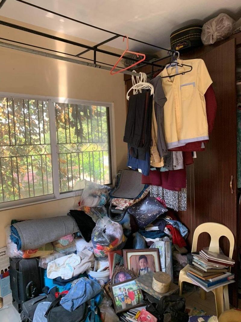 Storage room before renovation