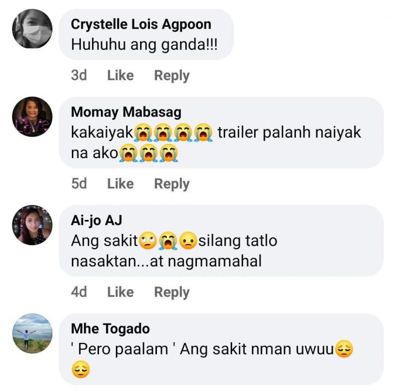Netizens reaction to Stories From The Heart Never Say Goodbye s official music video