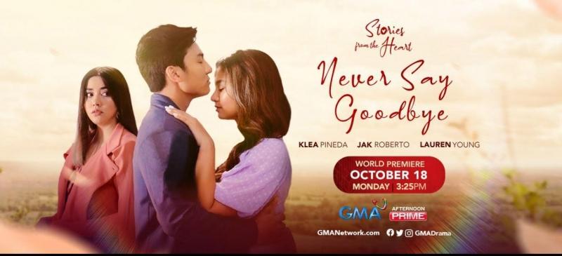 World premiere of Never Say Goodbye this coming October 18