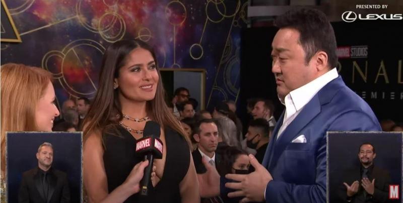 Don Lee as Gilgamesh and Salma Hayek as Ajak