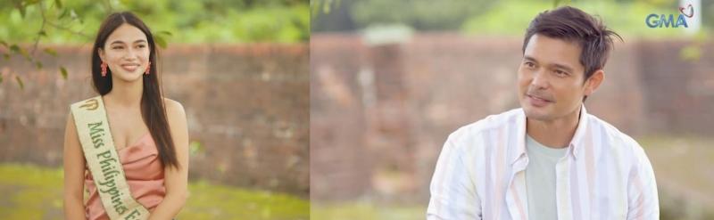 Miss Earth Philippines 2020 Roxanne Allison Baeyens and Dingdong Dantes in Amazing Earth